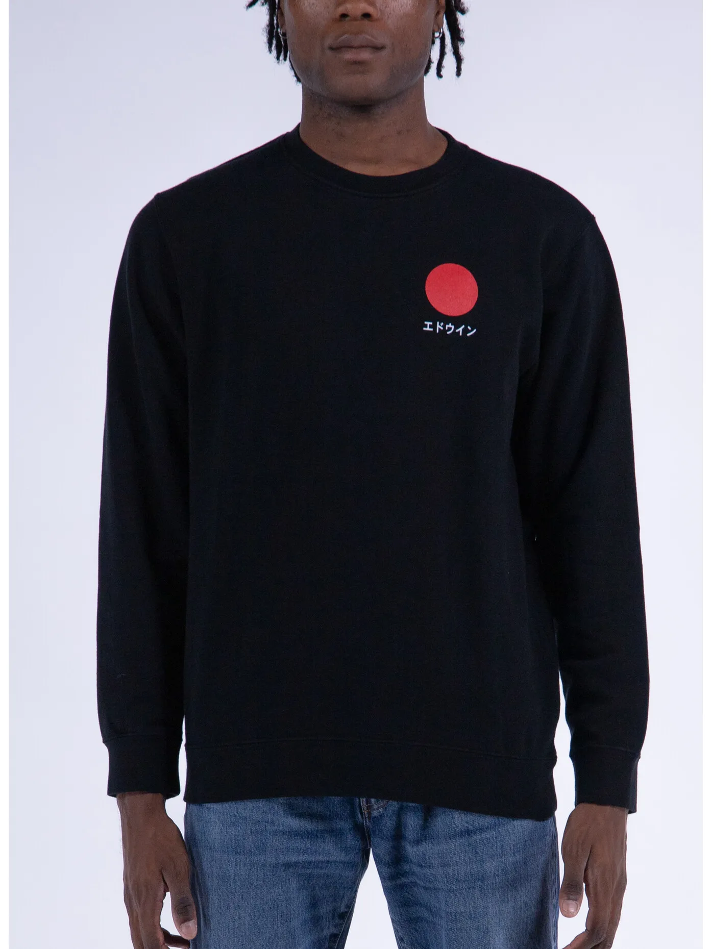     -EDWIN    -FELPA SWEAT JAPANESE SUN-