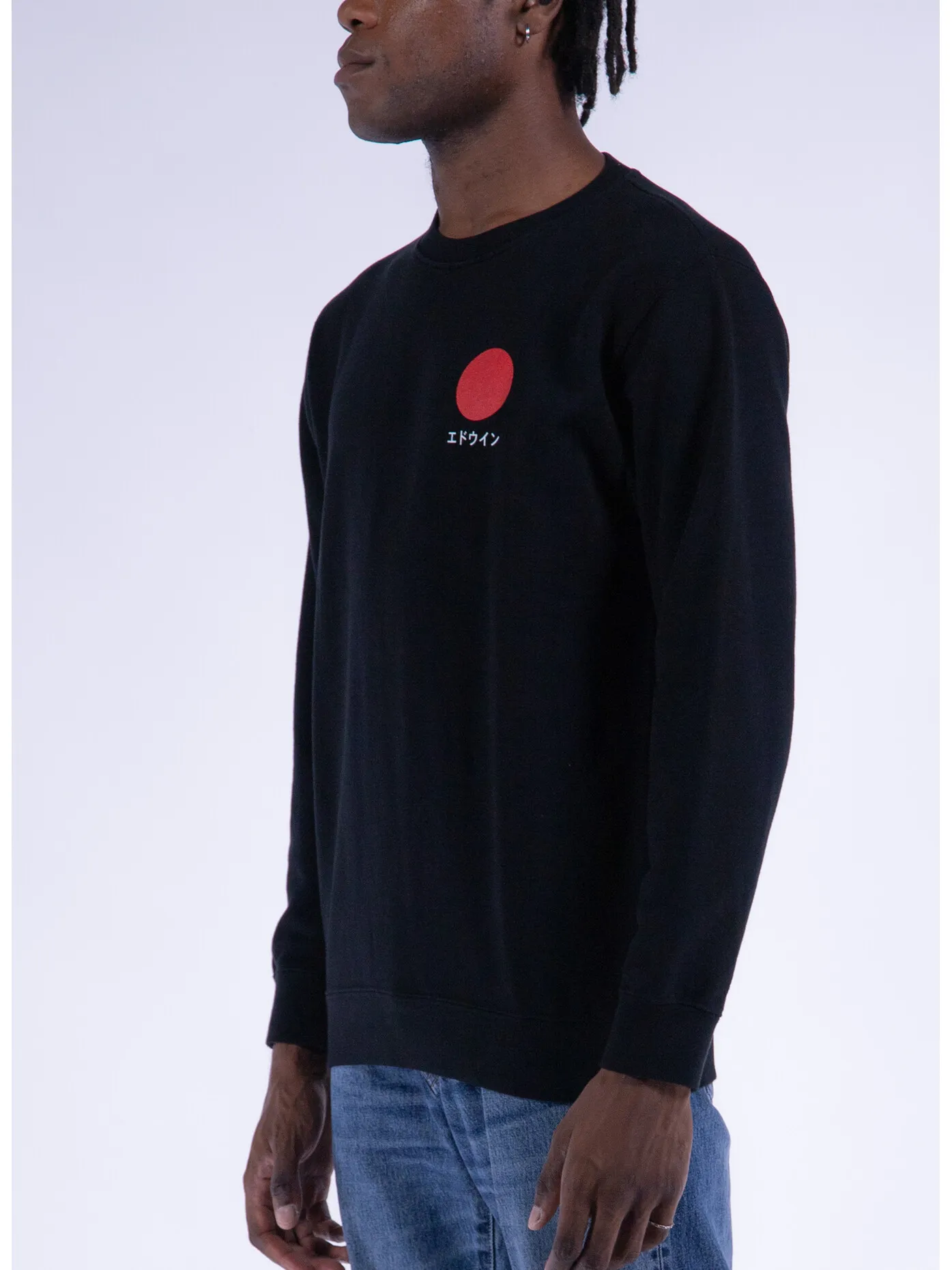     -EDWIN    -FELPA SWEAT JAPANESE SUN-