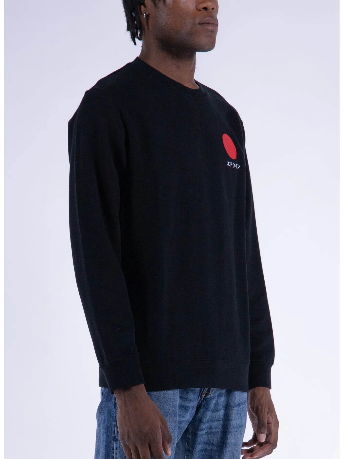     -EDWIN    -FELPA SWEAT JAPANESE SUN-