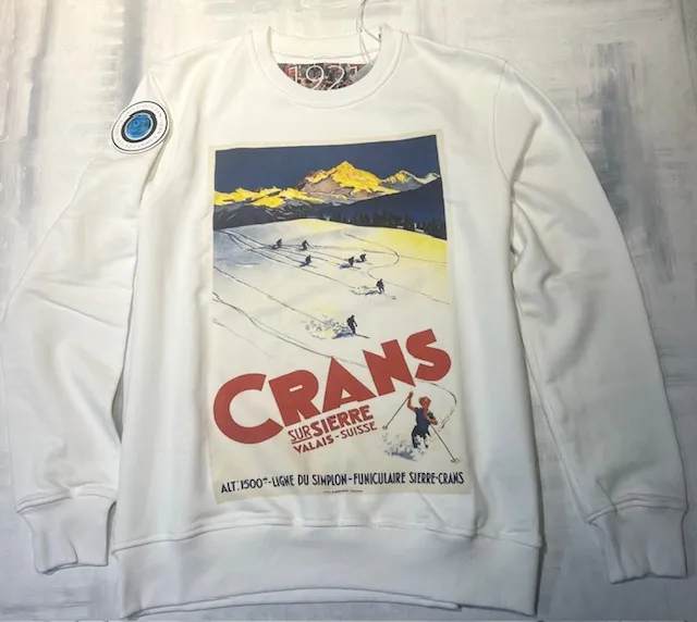 -Felpa girocollo 1921tshirt – Crans