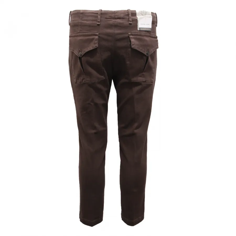 3234AM pantalone uomo MICHAEL COAL man trousers brown