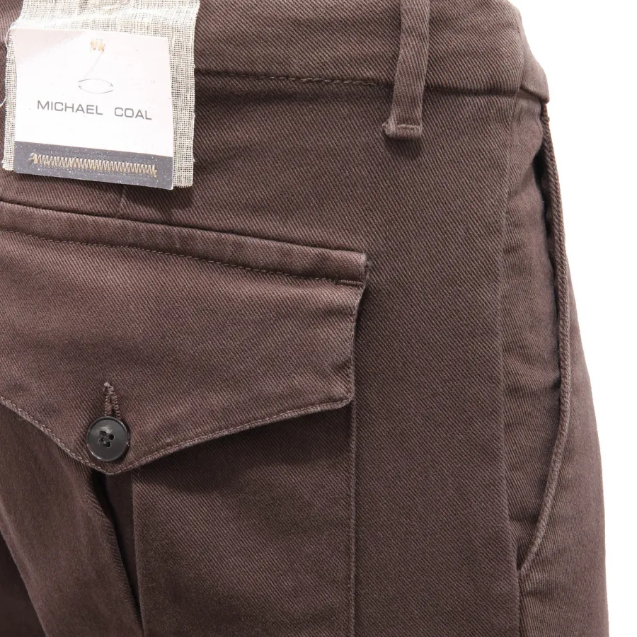 3234AM pantalone uomo MICHAEL COAL man trousers brown