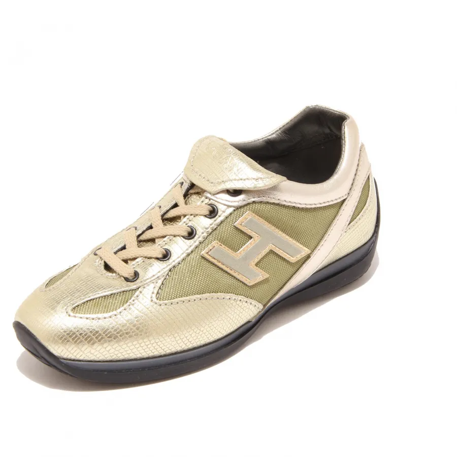 36745 sneaker HOGAN Oro scarpa bimba shoes kids