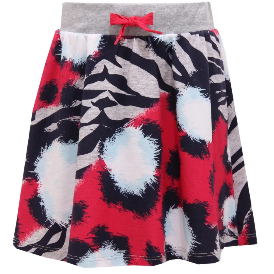 6589K gonna bimba GIRL KENZO KIDS multicolor cotton skirt