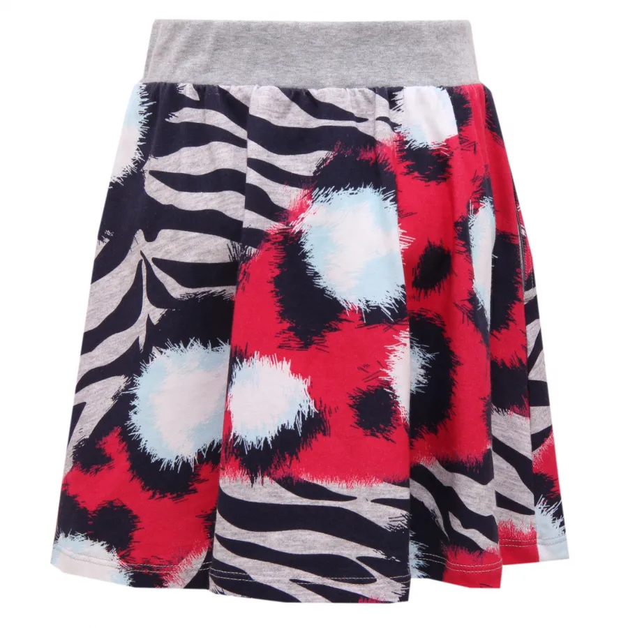6589K gonna bimba GIRL KENZO KIDS multicolor cotton skirt