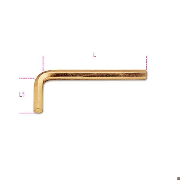 96BA-3 - CHIAVI MASCHIO ESAGONALE PIEGATE ANTISCINTILLA BETA UTENSILI 000960763
