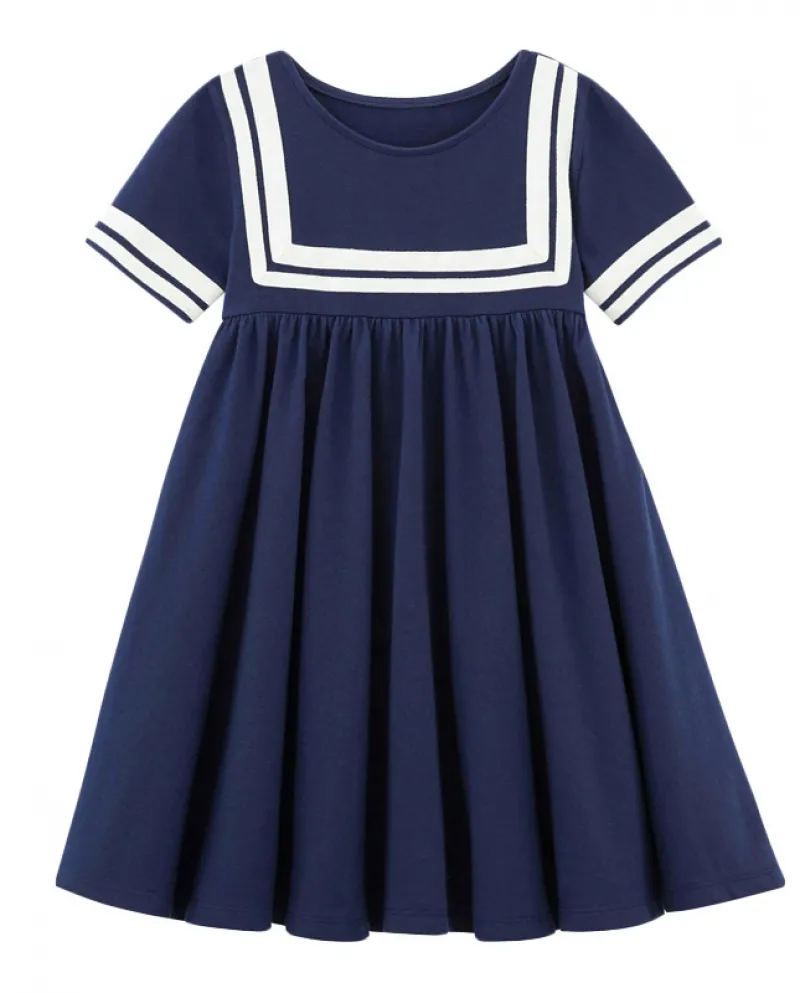 Abbigliamento per bambini Estate Nuova gonna per bambini Abito a maniche corte