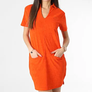 Abito arancione da donna