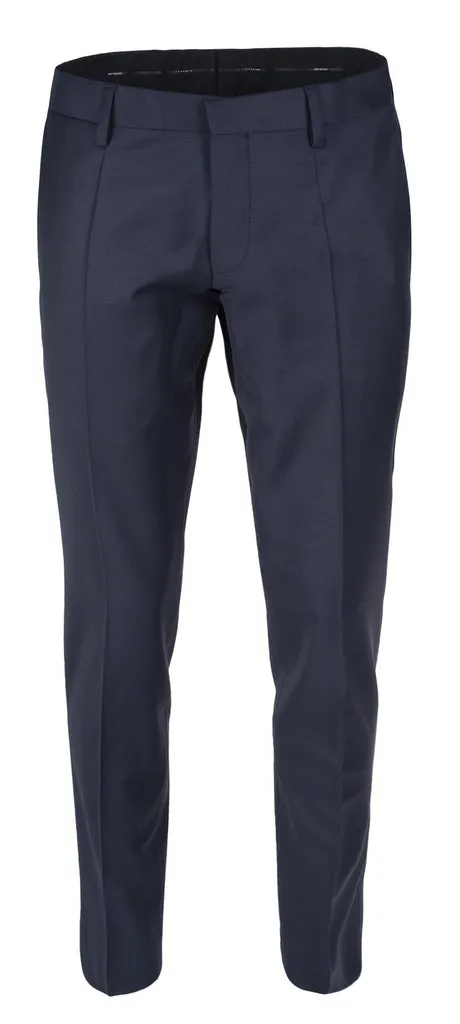 Abito blu scuro slim fit con gilet roy robson in lana stretch