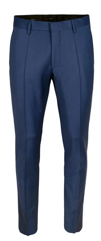 Abito bluette slim fit roy robson in lana stretch
