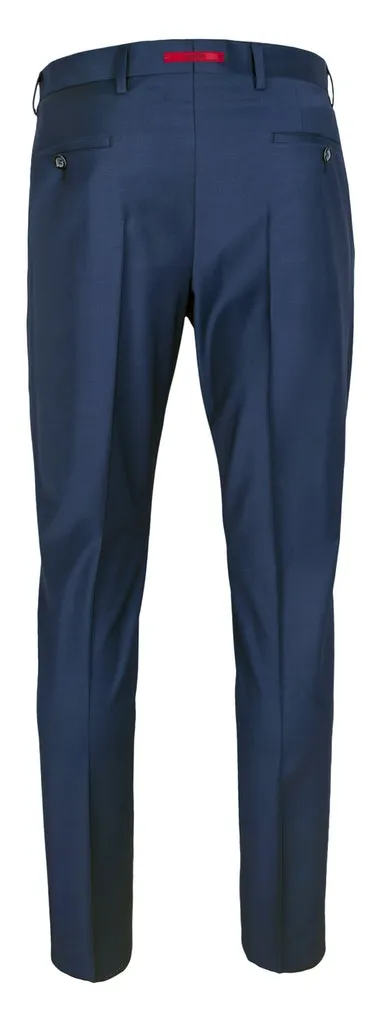 Abito bluette slim fit roy robson in lana stretch