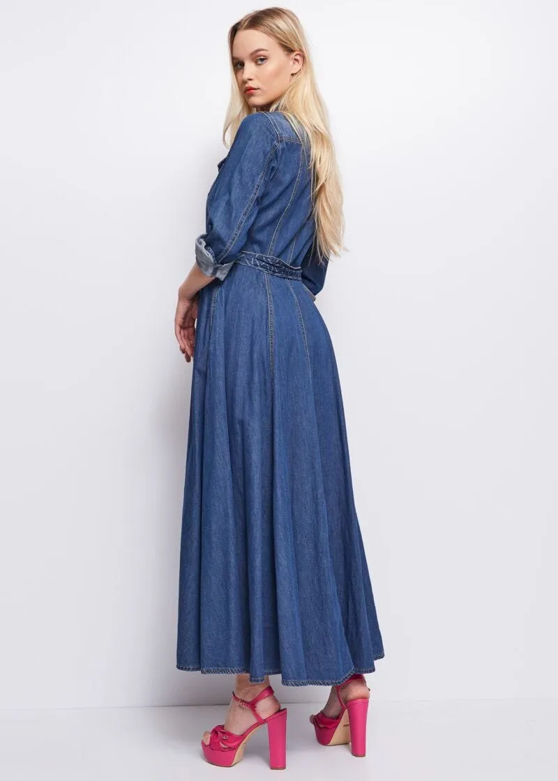 Abito chemisier in denim
