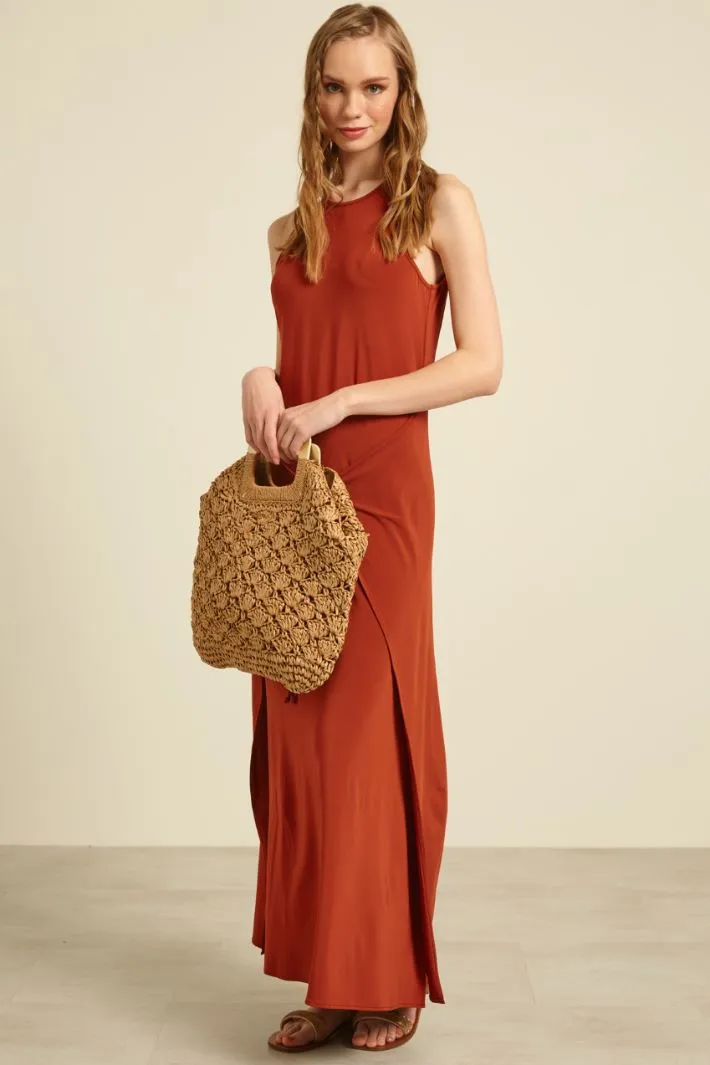 Abito con scollo all'americana