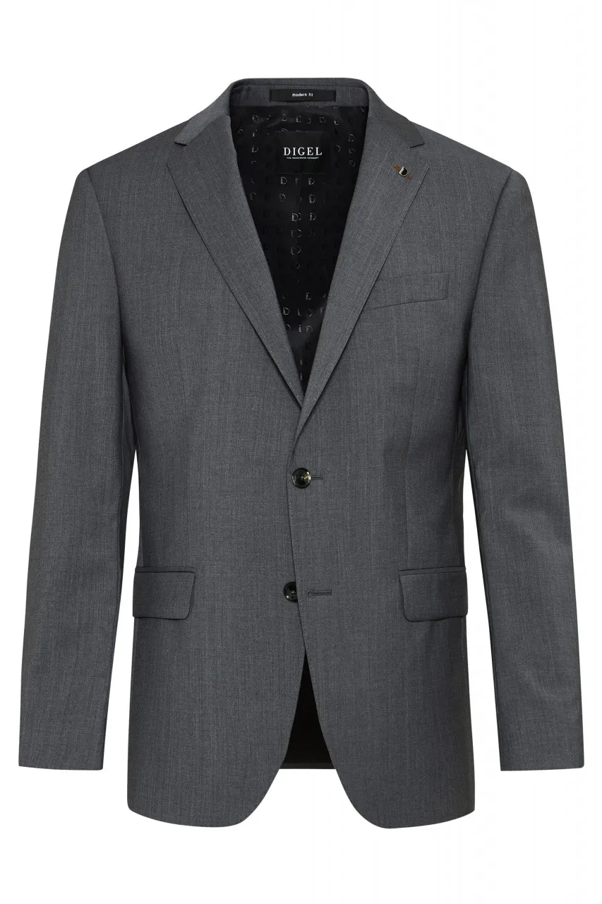 Abito grigio medio digel in lana stretch easywool modern fit