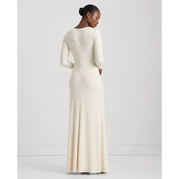 Abito ritorto in jersey stretch