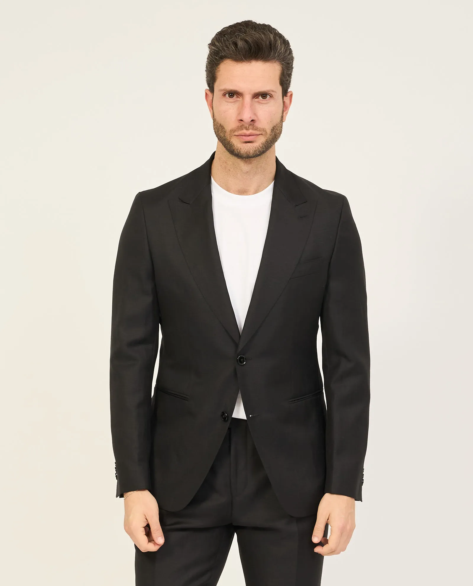 Abito uomo Boss slim fit in misto lino