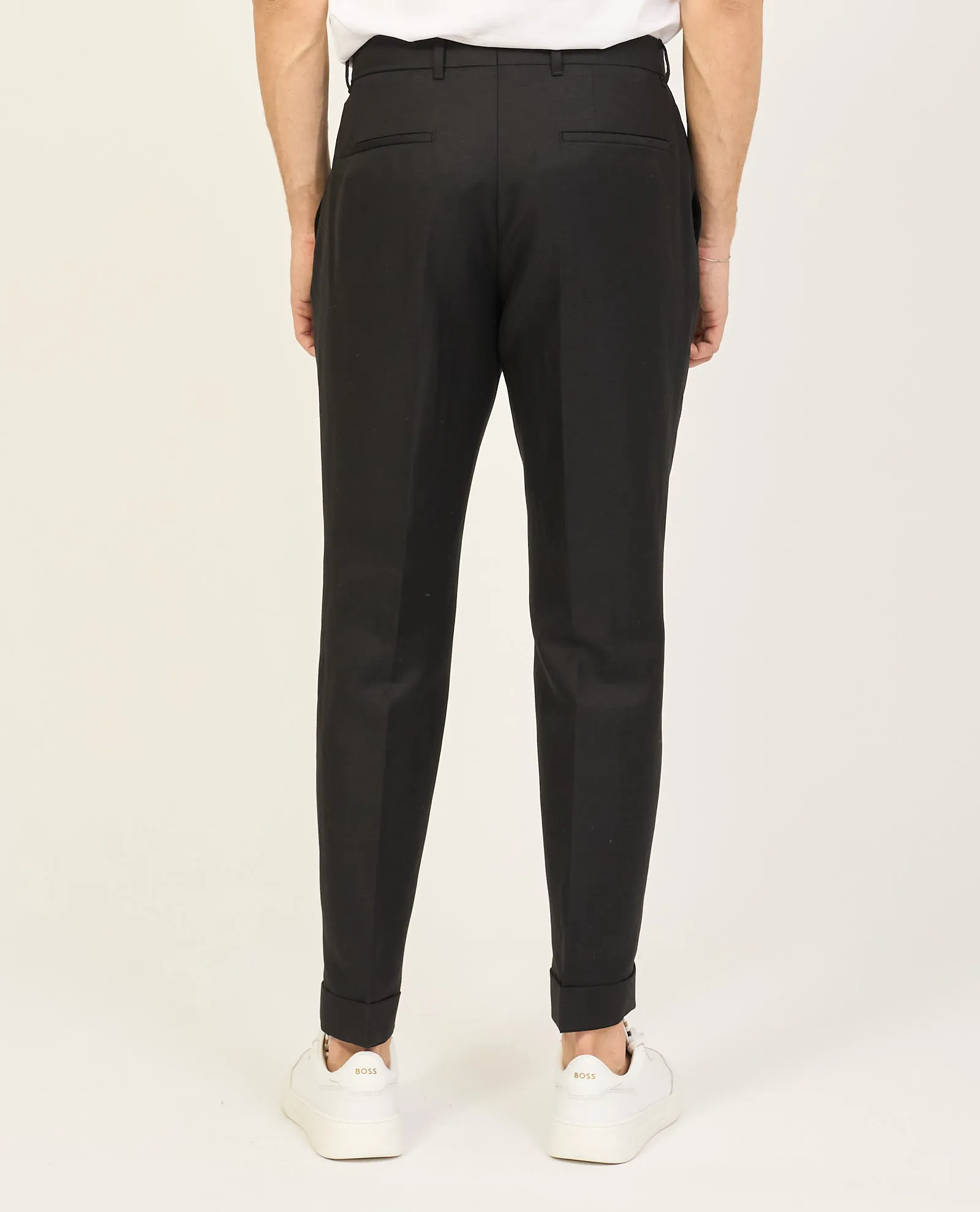 Abito uomo Boss slim fit in misto lino