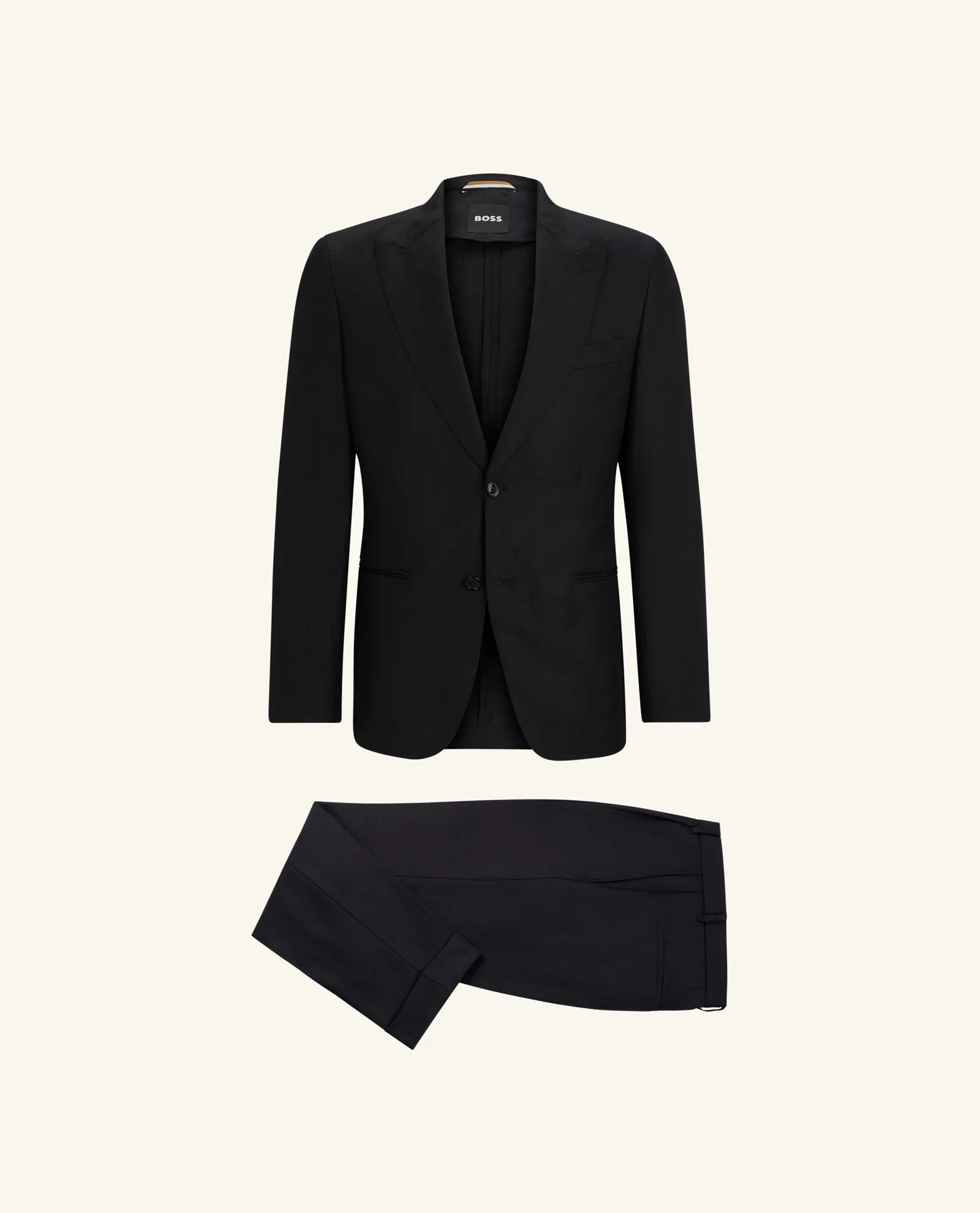 Abito uomo Boss slim fit in misto lino