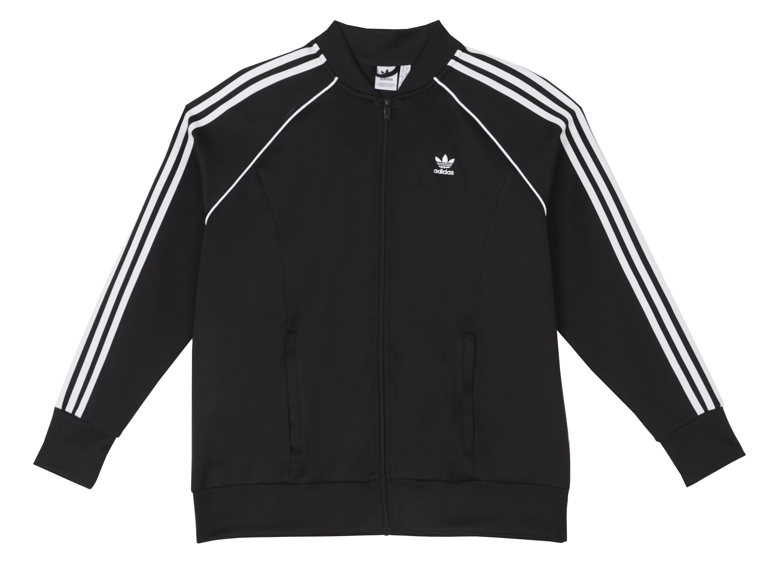  ADIDAS   Giacca collo teddy con dettaglio tre bande | Nero