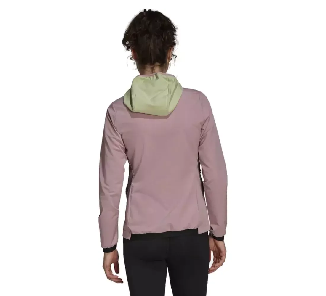 Adidas Terrex Vetrovka Multi Soft Shell magic mauve/magic lime ženska