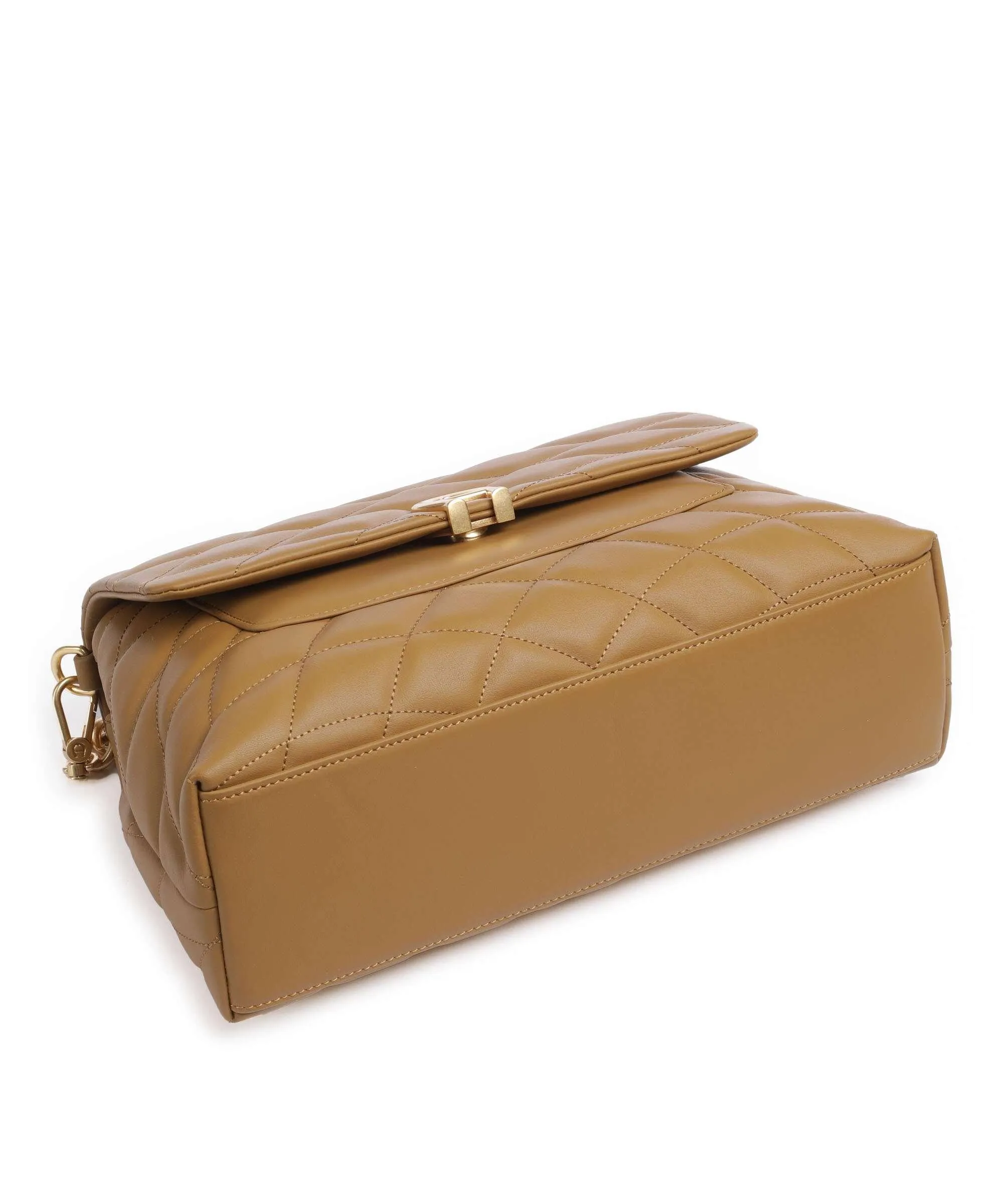  Aigner Maggie M Borsa a spalla pelle di vacchetta finemente grana ocra  