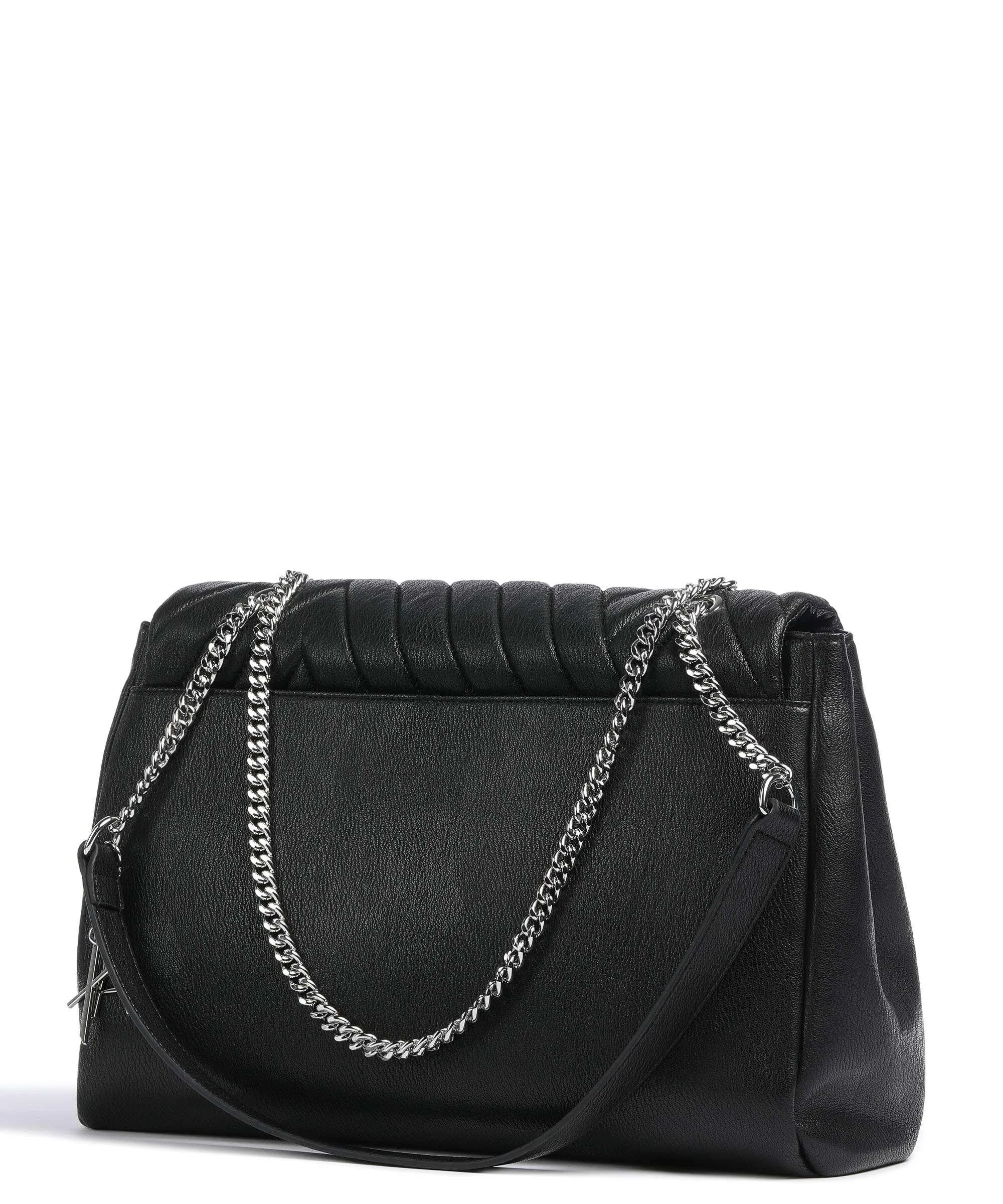  Armani Exchange Borsa a spalla pelle sintetica nero  