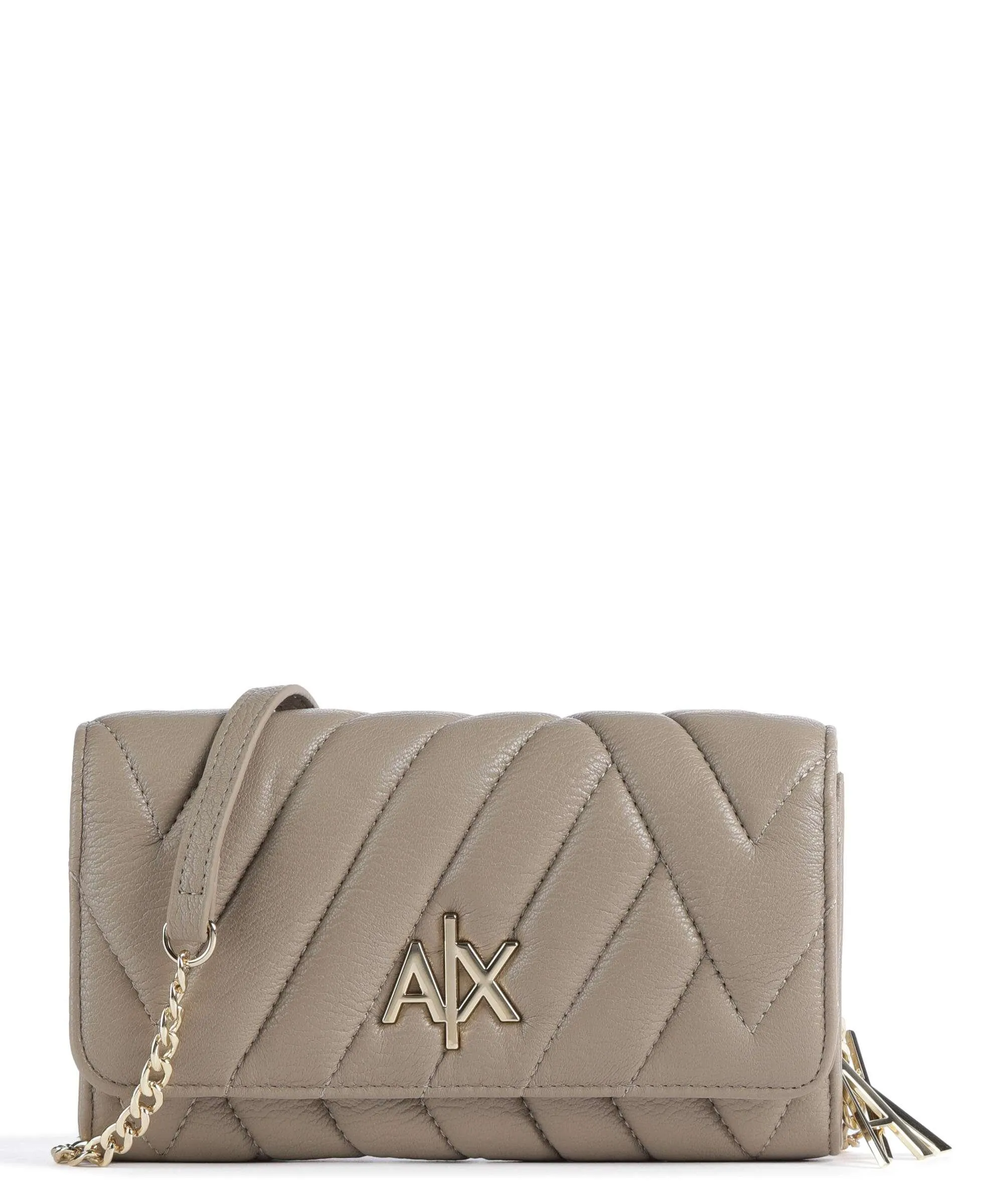  Armani Exchange Borsa a tracolla pelle sintetica taupe  