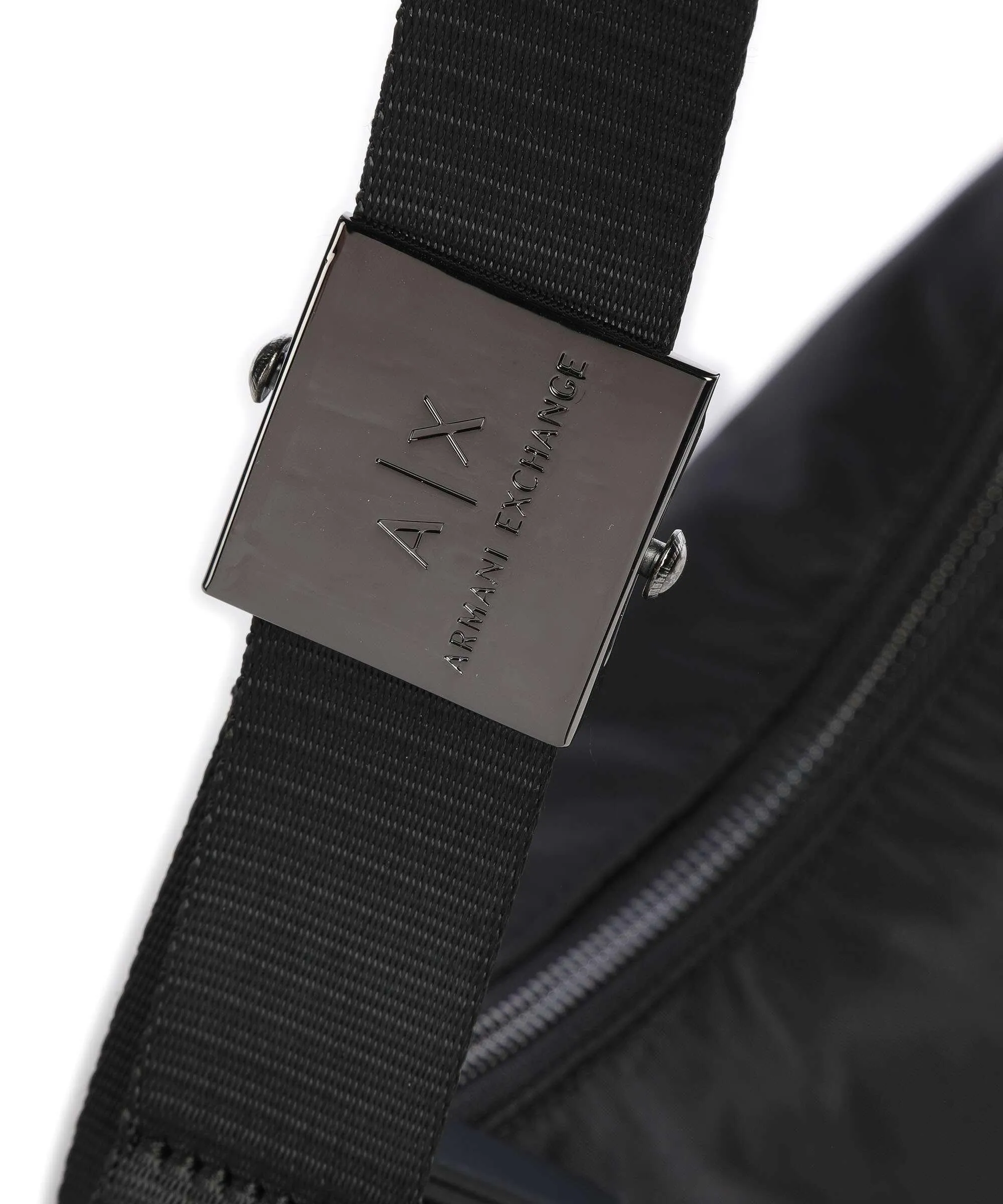  Armani Exchange Borsa hobo poliestere nero  