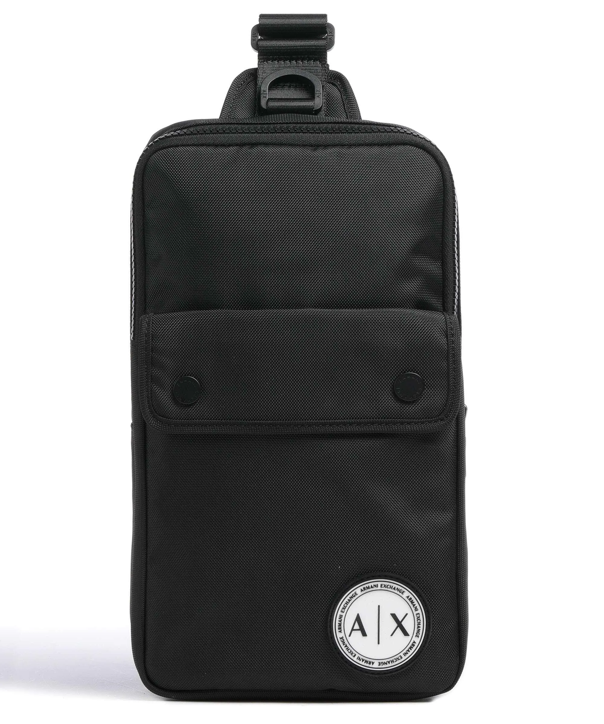  Armani Exchange Borsa sling poliestere nero  