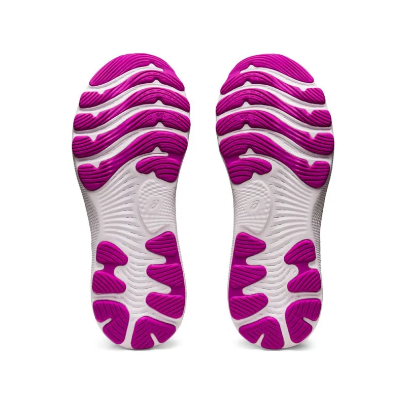 Asics Gel Nimbus 24 Nero Viola Rosso - Scarpe Running Donna