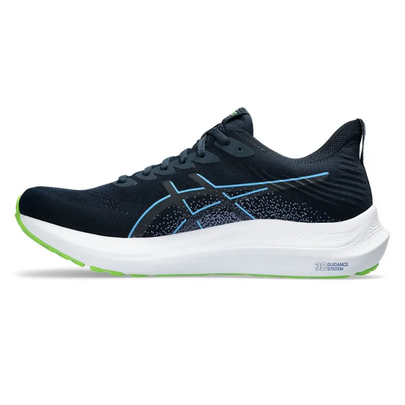 Asics Gt-2000 12 Blu Bianco Verde - Scarpe Running Uomo
