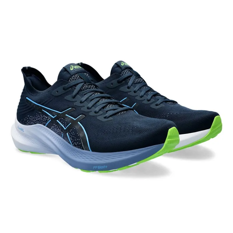 Asics Gt-2000 12 Blu Bianco Verde - Scarpe Running Uomo