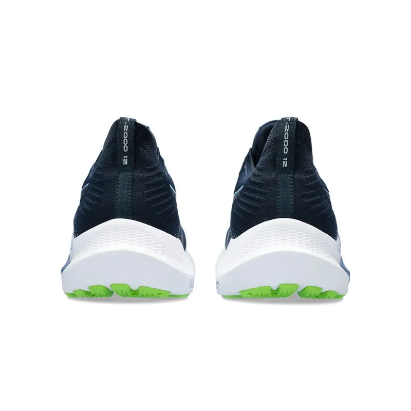 Asics Gt-2000 12 Blu Bianco Verde - Scarpe Running Uomo