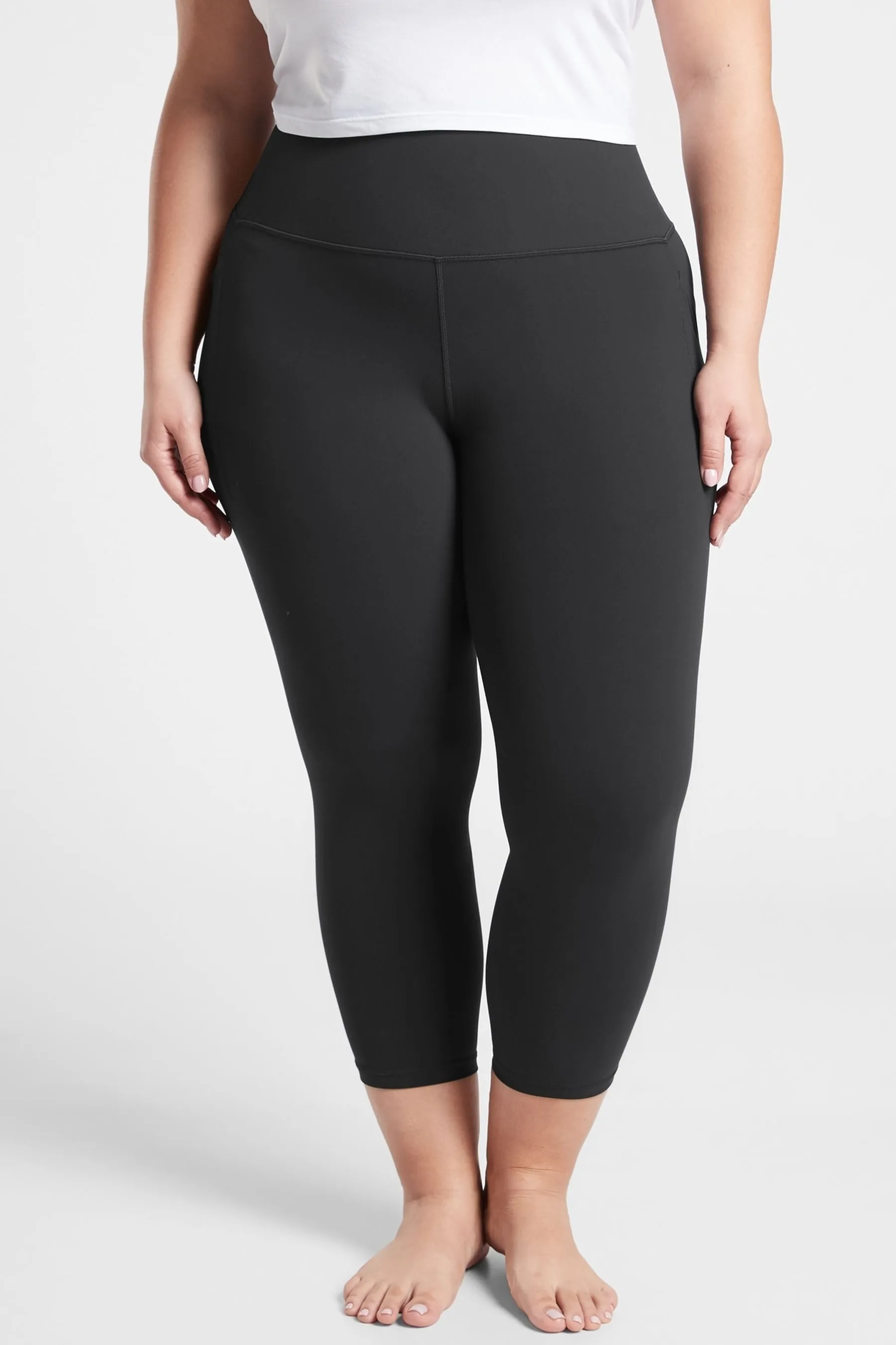 Athleta Salutation Leggings tascabili a vita alta    