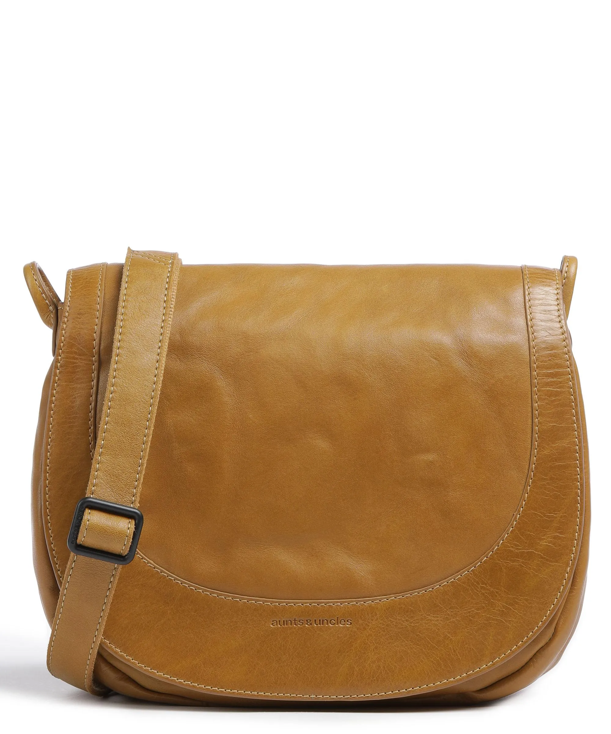  Aunts & Uncles Grandma's Luxury Club Mrs. Cheesecake Borsa a tracolla pelle di vacchetta grana giallo  