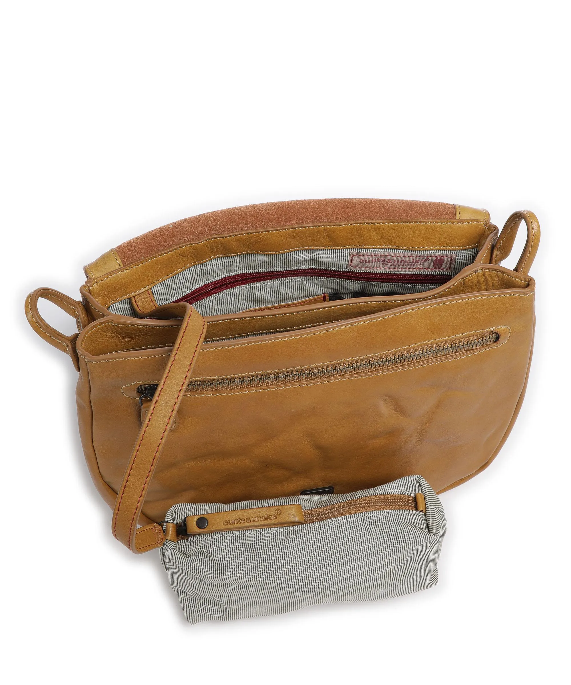  Aunts & Uncles Grandma's Luxury Club Mrs. Cheesecake Borsa a tracolla pelle di vacchetta grana giallo  
