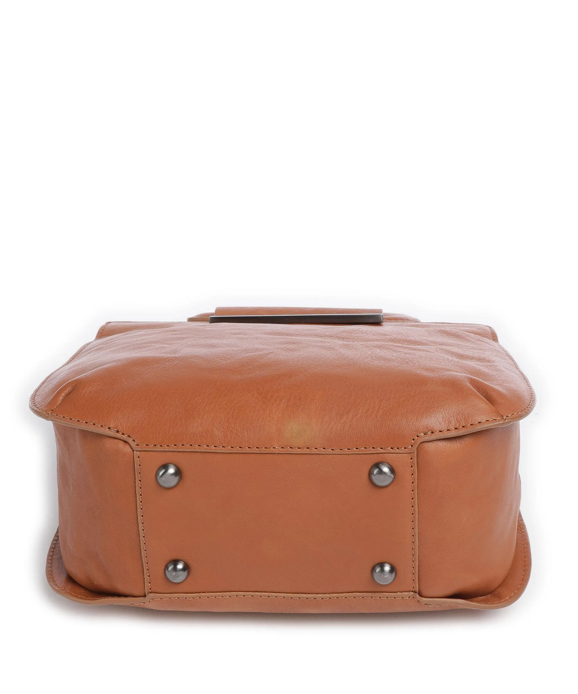  Aunts & Uncles Grandma's Luxury Club Mrs. Mochi Borsa a mano pelle granulata marrone  