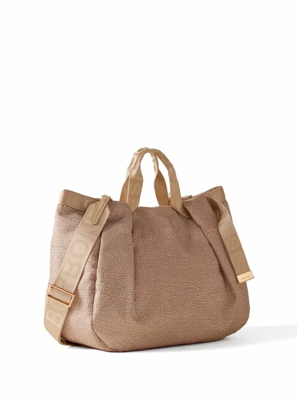 Bateau medium handbag in Op fabric