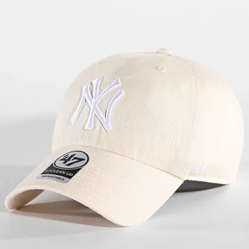 Berretto Clean Up New York Yankees Beige