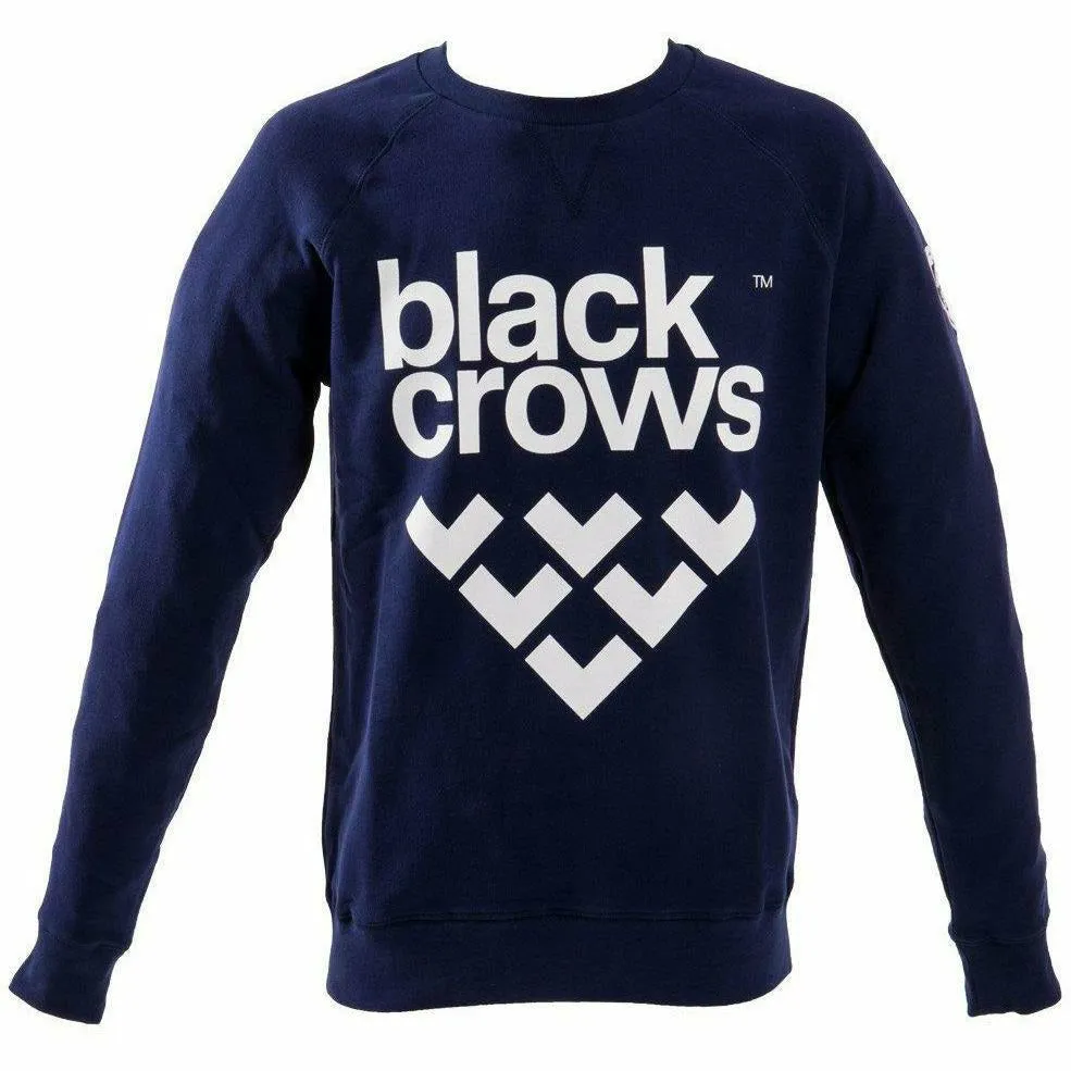 Black Crows Full Logo Navy - Felpa Unisex