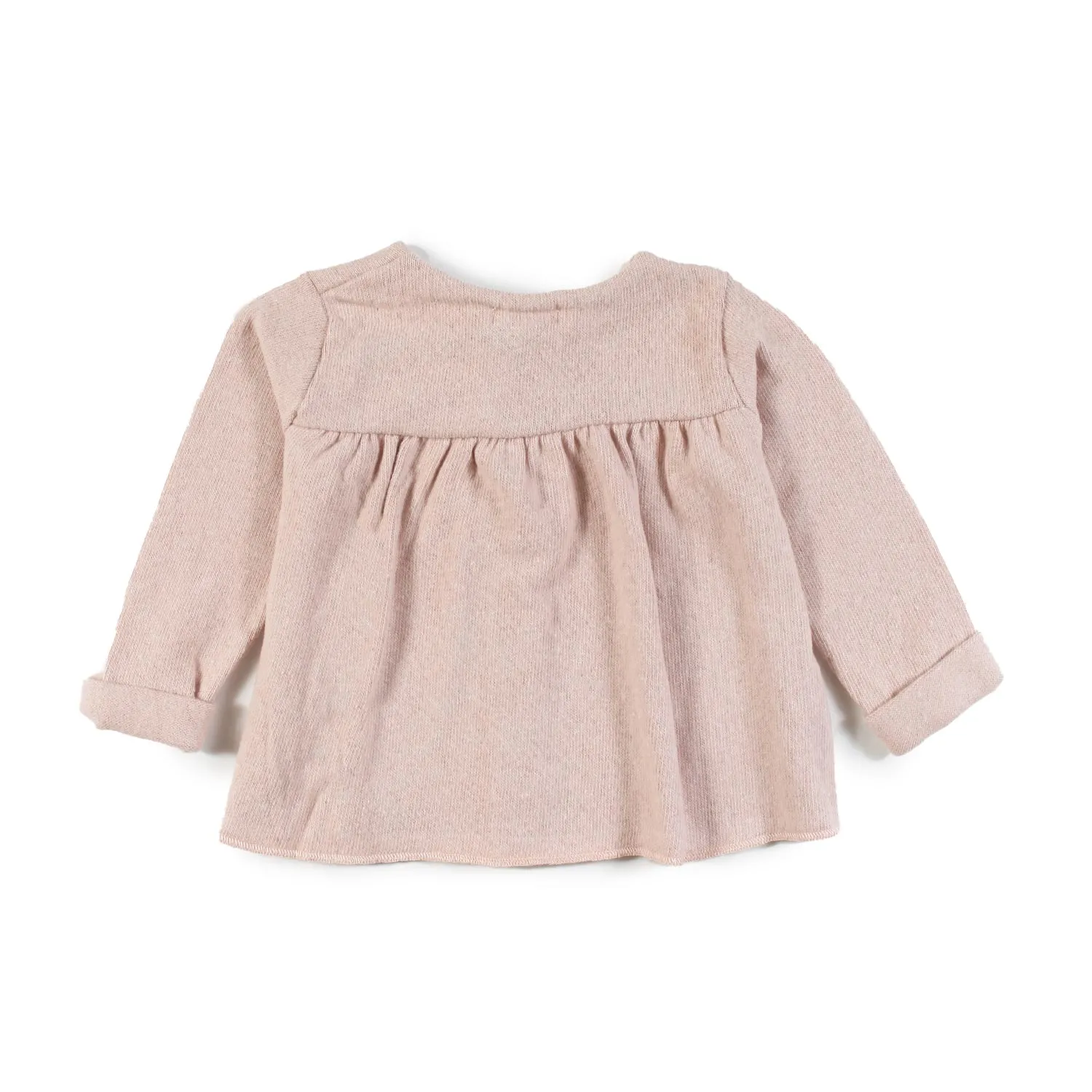 Blusa Agnes Rosa Chiaro Neonata