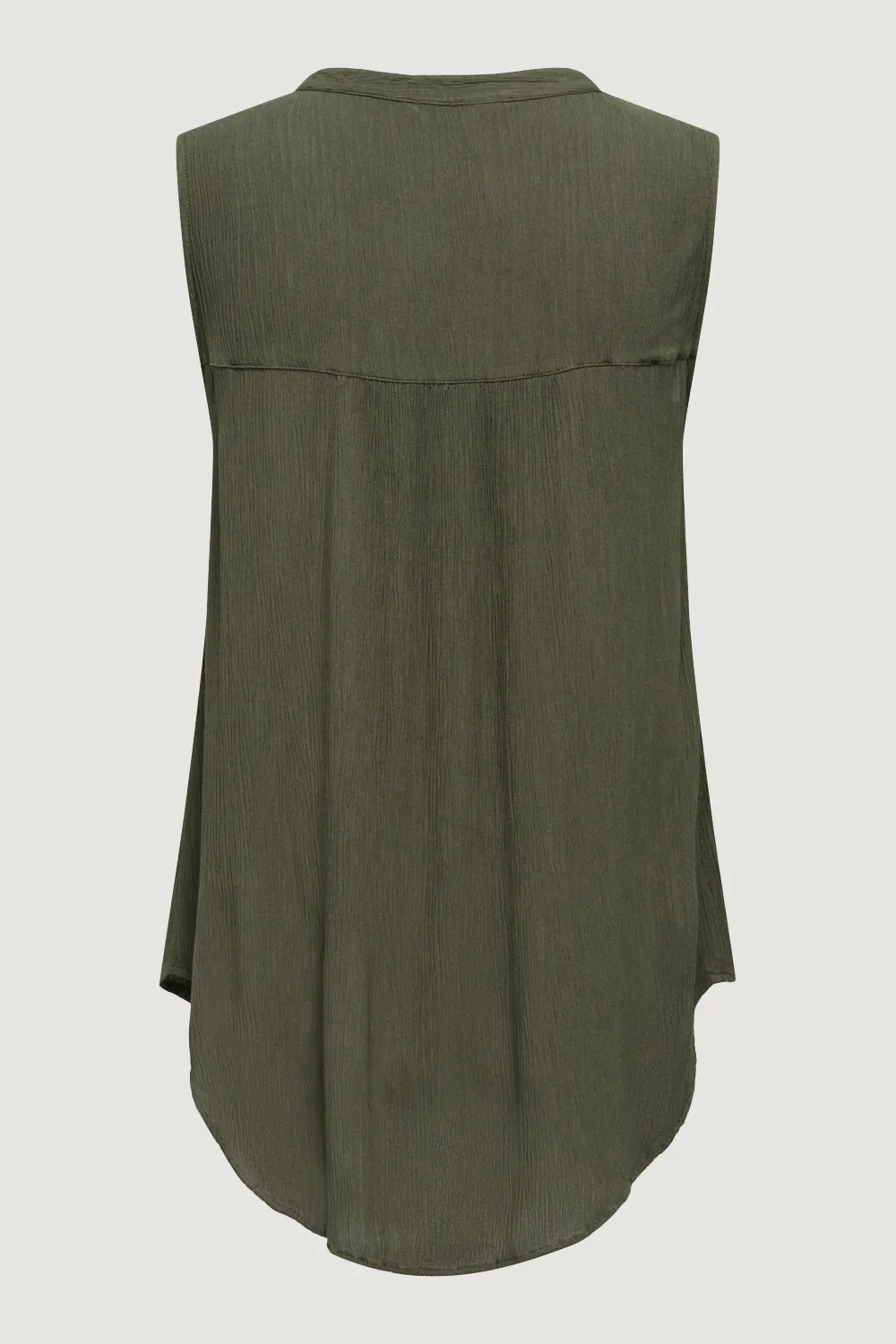 Blusa manica corta Only ONLJETTE LIFE S/L TOP WVN NOOS Verde Oliva