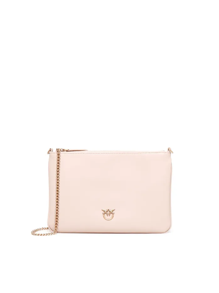 BORSA A TRACOLLA CON PLACCA LOGO