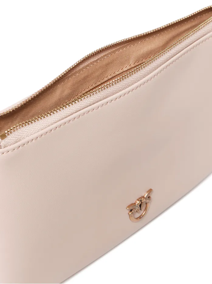 BORSA A TRACOLLA CON PLACCA LOGO