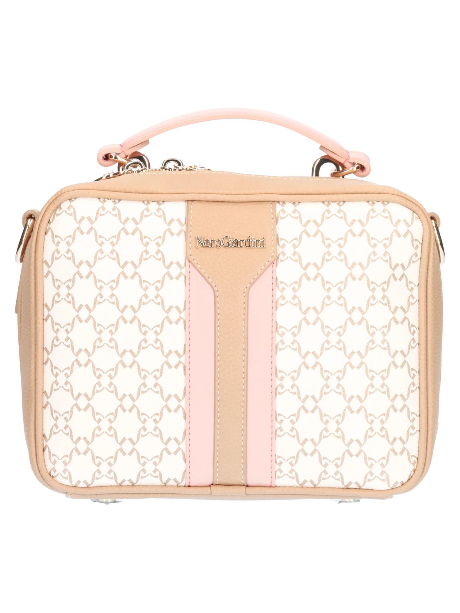 Borsa a tracolla Nero Giardini da donna cuoio e beige