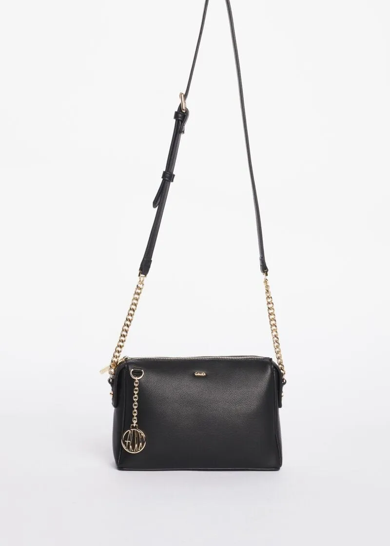 Borsa crossbody effetto pelle