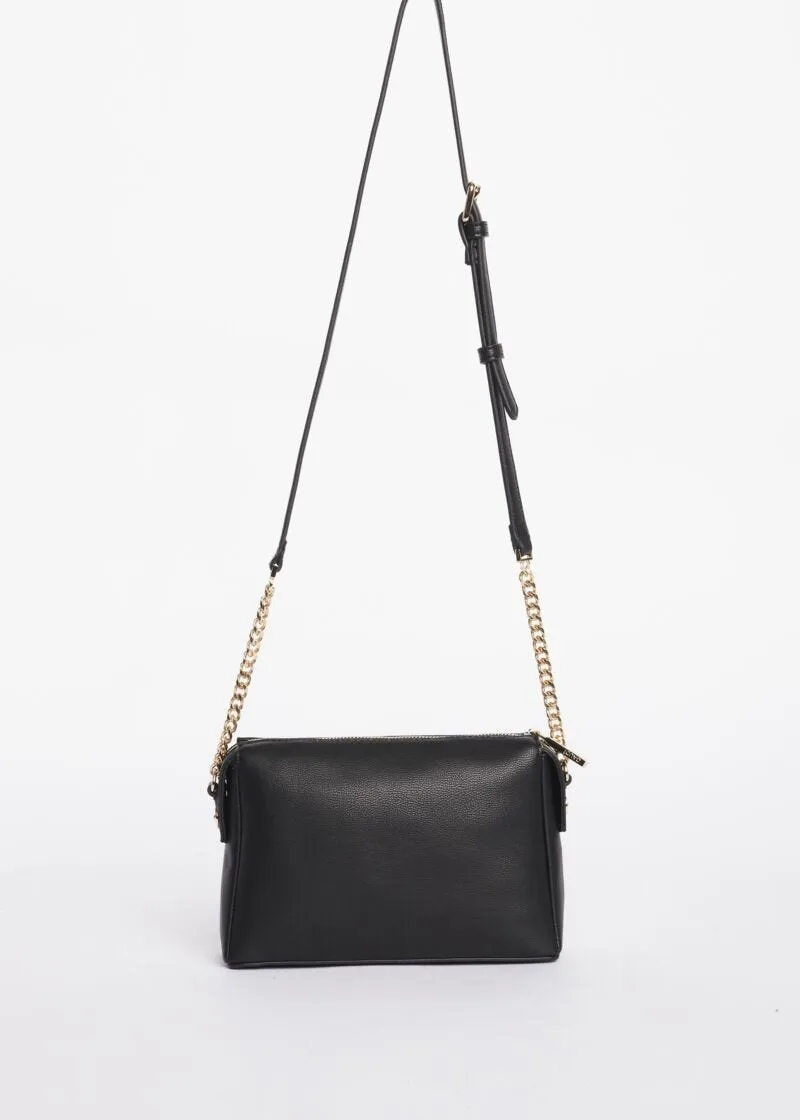 Borsa crossbody effetto pelle