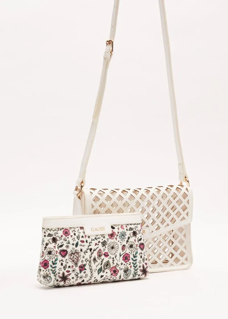 Borsa crossbody laserata