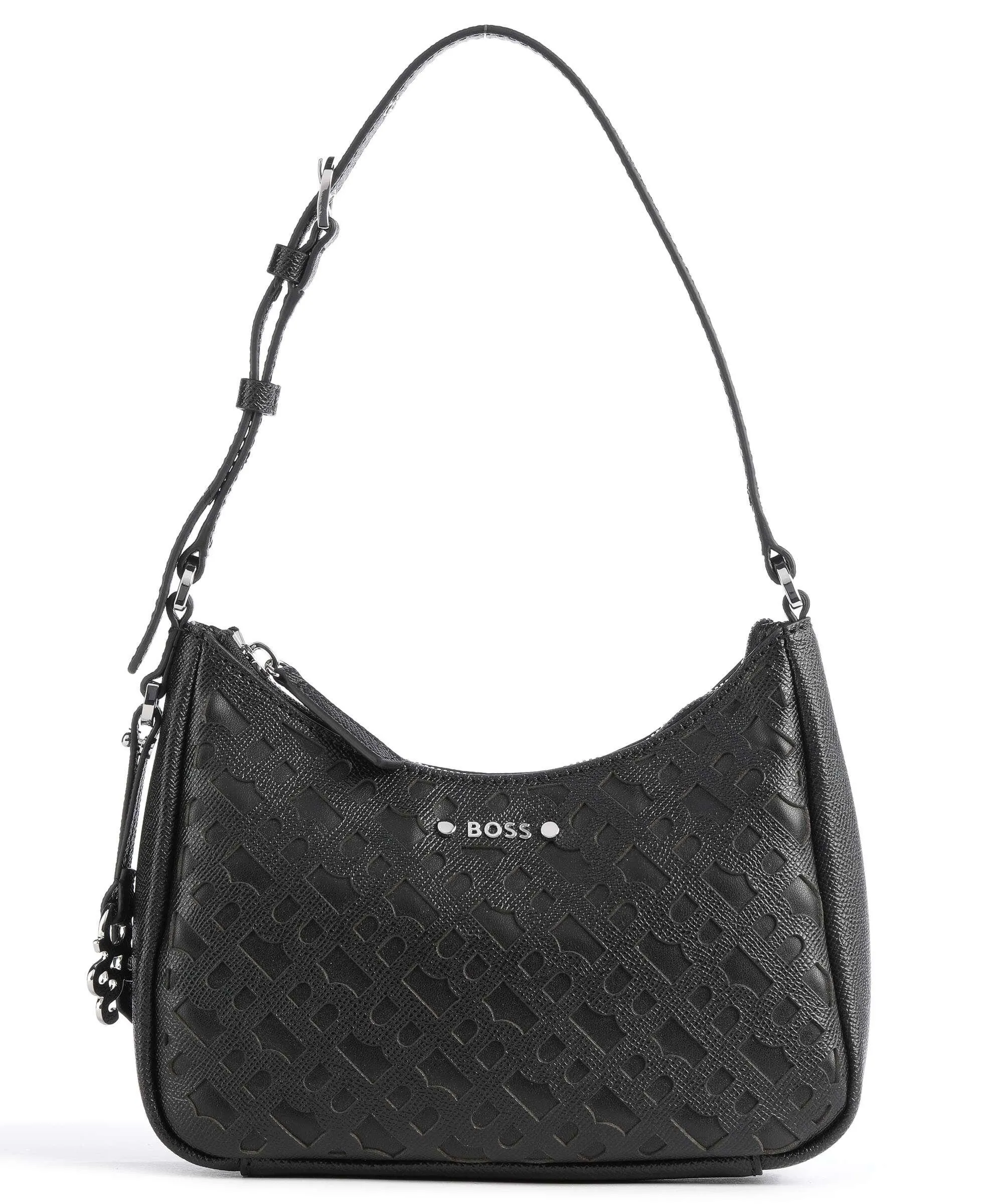  BOSS Cindy Borsa a spalla pelle di vacchetta grana nero  