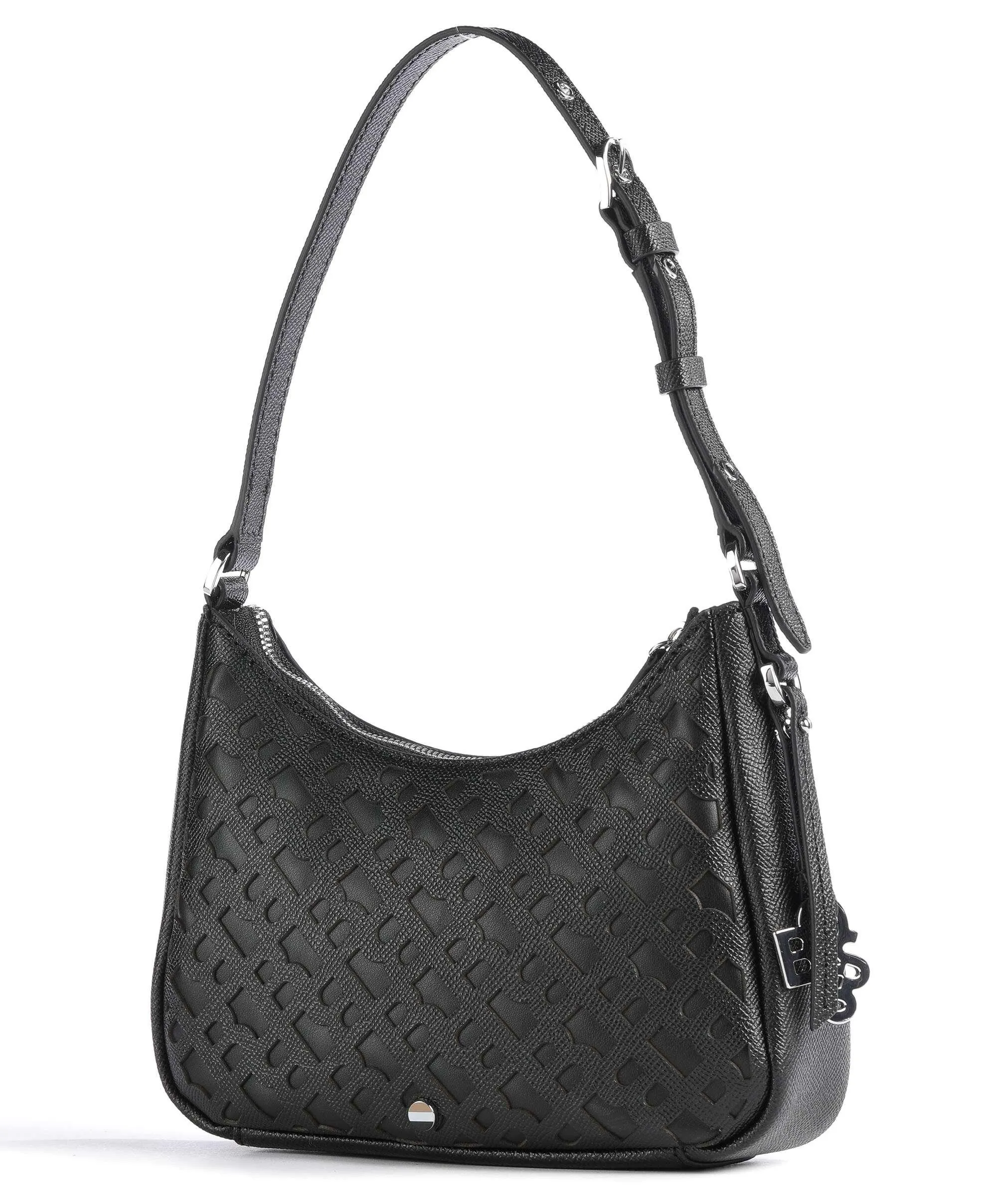  BOSS Cindy Borsa a spalla pelle di vacchetta grana nero  